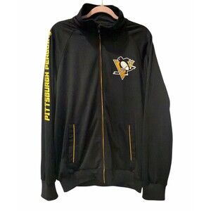 Pittsburgh Penguins Full Zip Jacket‎ G-III Carl Banks Mens Size Large